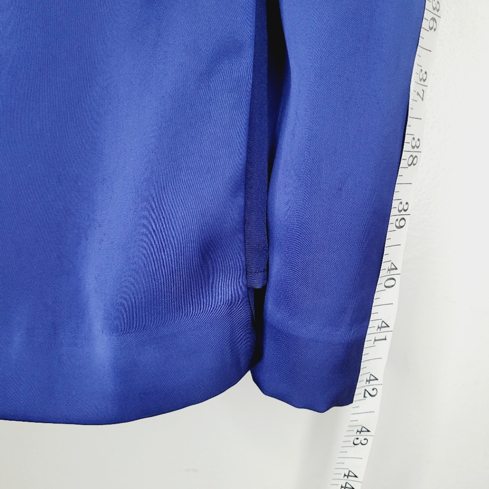 Ann Taylor Dress Womens Size 10 Blue Jeweled Strap Sheath Women's Sleekly Gala - Picture 7 of 16